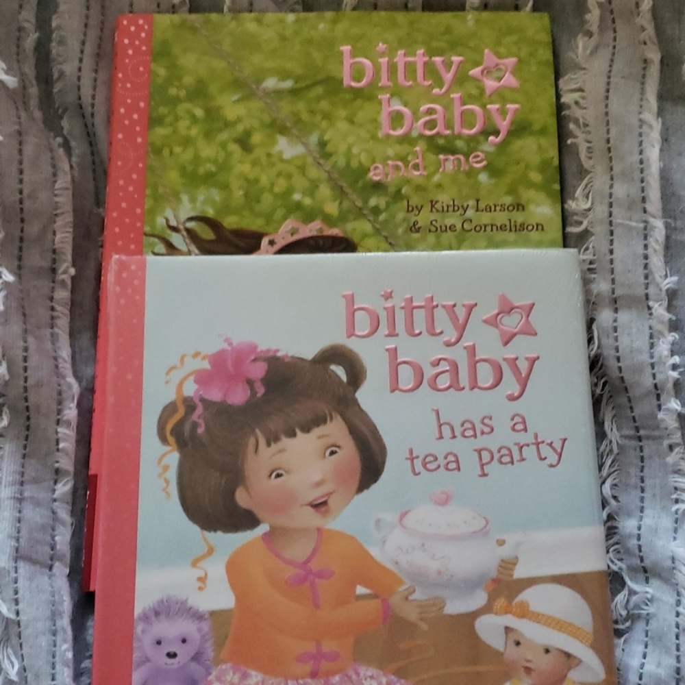 2 bitty baby books by American Girl